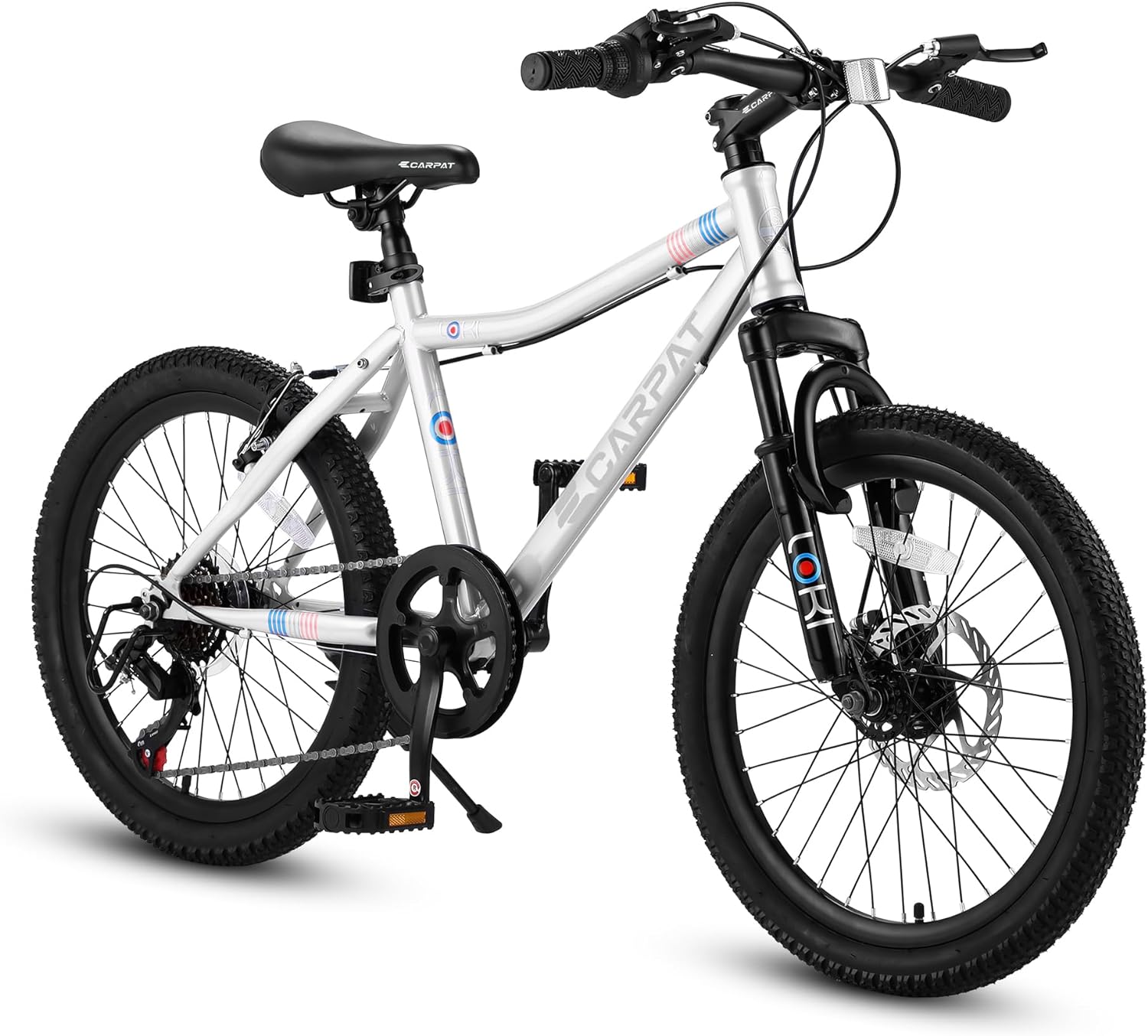 7-Speed Kids MTB 20-Inch Wheel – Front Suspension, Dual Brakes for Kids 6-12-lymiu