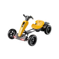 Kids 12V Foldable Electric Go Kart with LED Lights, Ages 3-6, yellow. lymiu