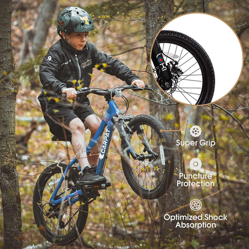 20-Inch Kids' Mountain Bike – 7-Speed MTB with Front Suspension