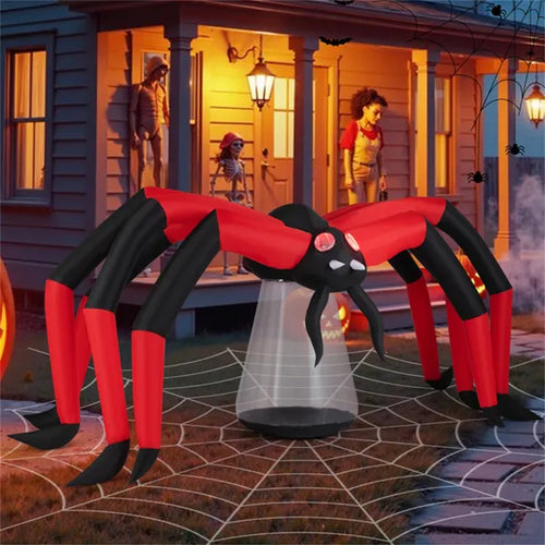 10ft Giant Inflatable Halloween Spider Decoration | LYMIU