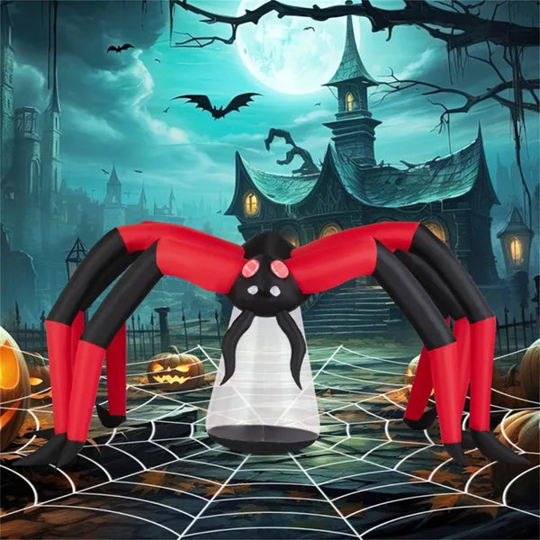 10ft Giant Inflatable Halloween Spider Decoration | LYMIU
