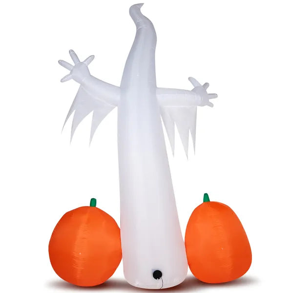 11.8FT Giant Inflatable Halloween Ghost, Spider & Pumpkin Decor | LYMIU