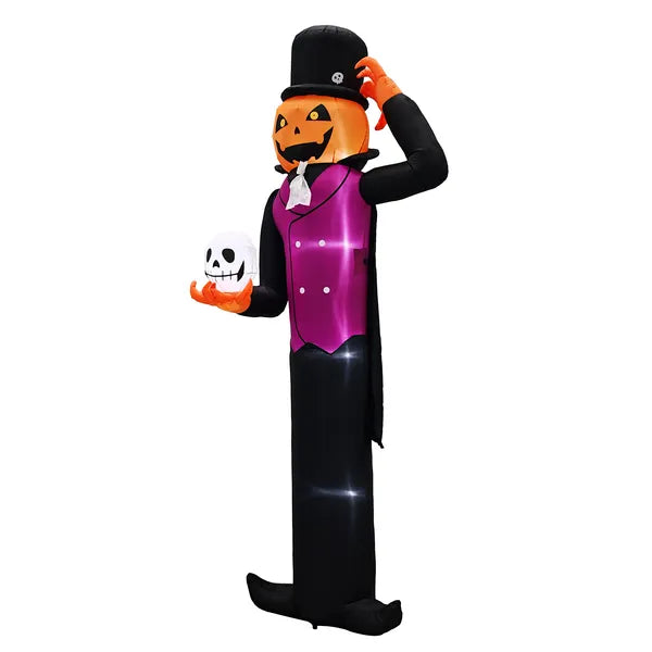 12FT Giant Halloween Inflatable Pumpkin Man Decoration | LYMIU