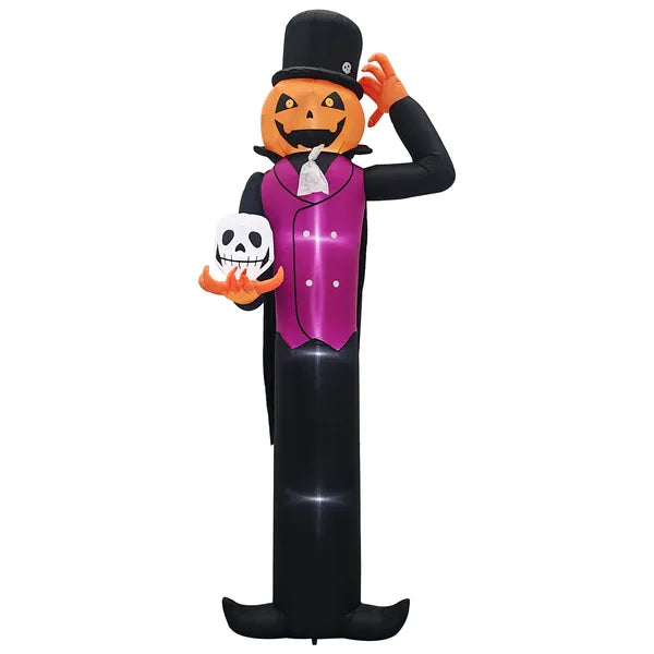 12FT Giant Halloween Inflatable Pumpkin Man Decoration | LYMIU