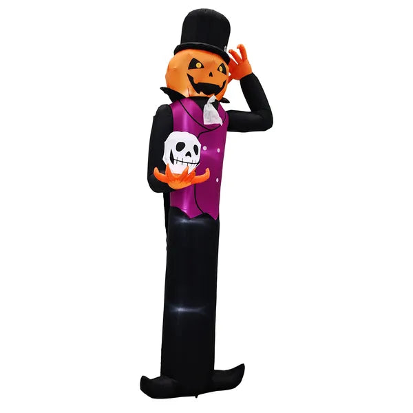12FT Giant Halloween Inflatable Pumpkin Man Decoration | LYMIU