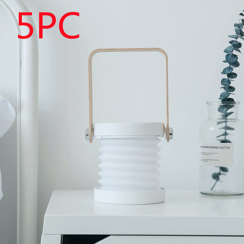 Foldable LED Reading Desk Lamp & Portable Night Light – 3-Level Touch Dimmable, USB Rechargeable Home Decor