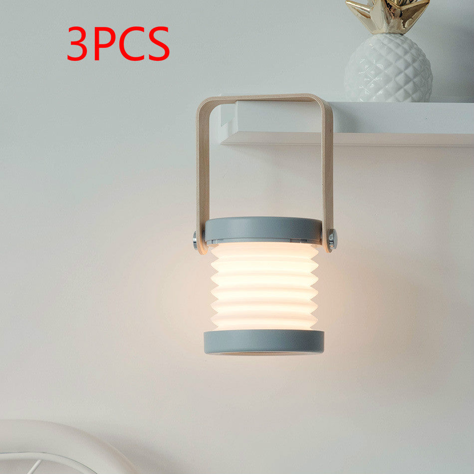 Foldable LED Reading Desk Lamp & Portable Night Light – 3-Level Touch Dimmable, USB Rechargeable Home Decor-lymiu