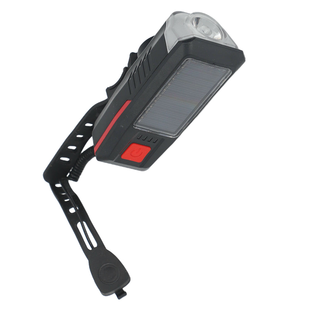 Solar Power Bike Light And Horn Rechargeable For Night Riding-lymiu