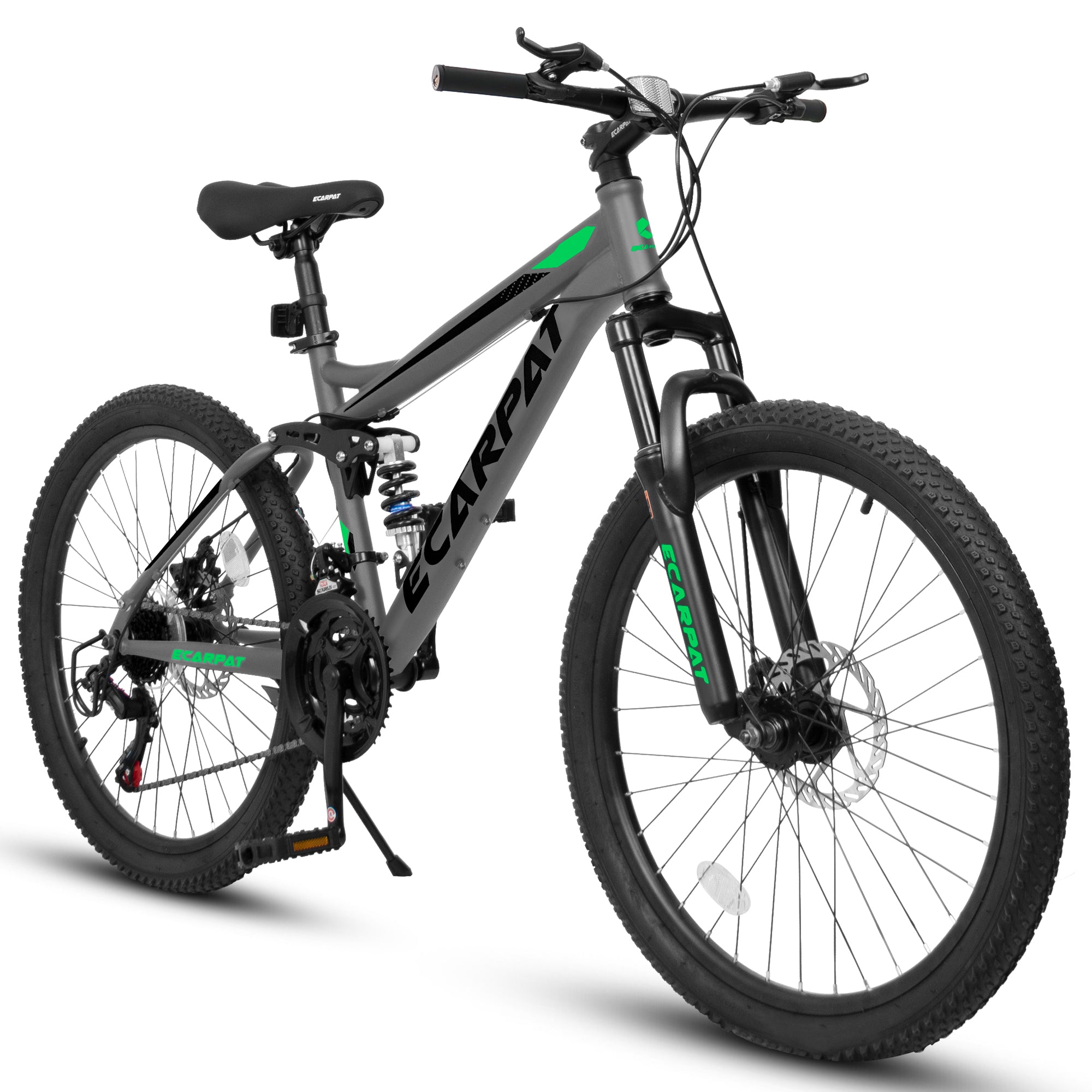24-Inch Full Suspension Mountain Bike – 21-Speed MTB with Dual Disc Brakes-lymiu