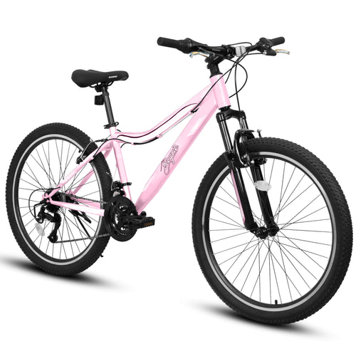 24/26-Inch Mountain Bike – 21-Speed All-Terrain MTB with Front Suspension - Lymiu