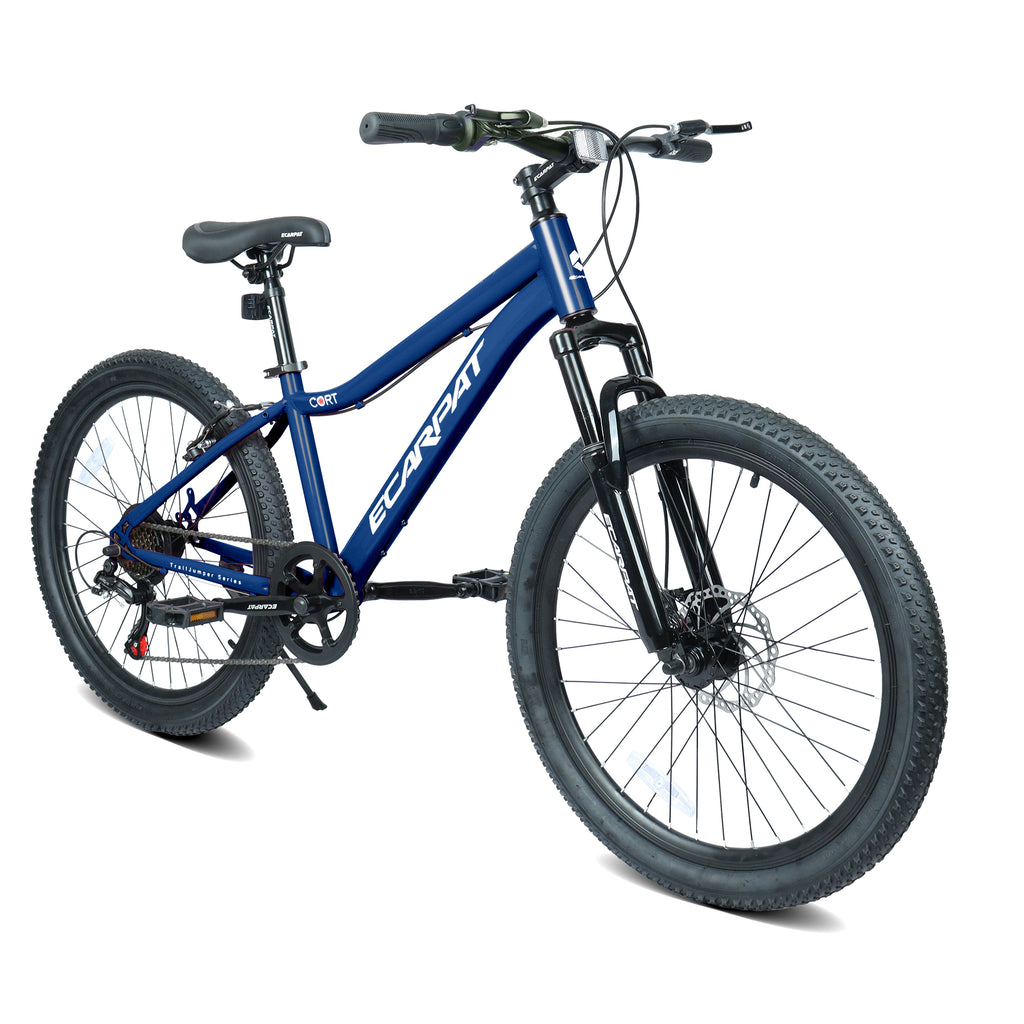 24-Inch 7-Speed Youth Mountain Bike, Front Suspension