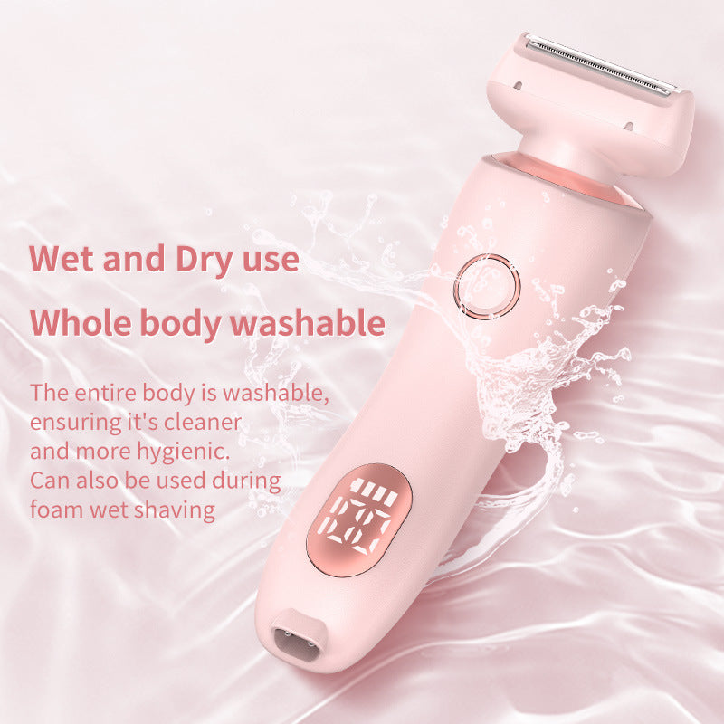 2-in-1 USB Rechargeable Hair Removal Epilator & Body Shaver for Women