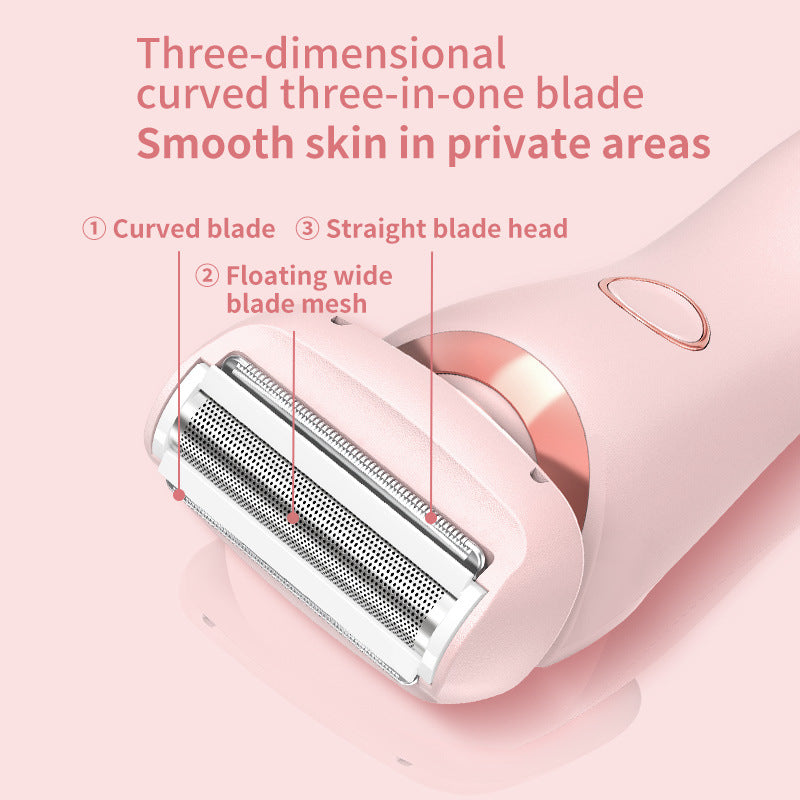 2-in-1 USB Rechargeable Hair Removal Epilator & Body Shaver for Women