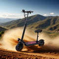 Anluosen D02 Pro E-Scooter: 1200W Dual-Suspension Off-Road Scooter, 55km/h- lymiu