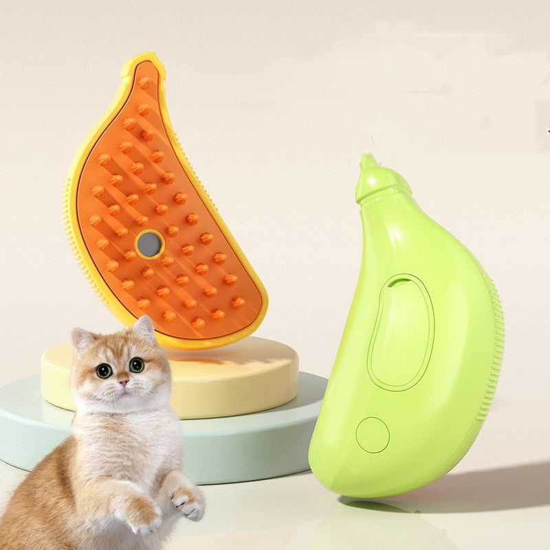 3-in-1 Pet Steam Brush - Steamy Spray Cat & Dog Grooming Comb | LYMIU