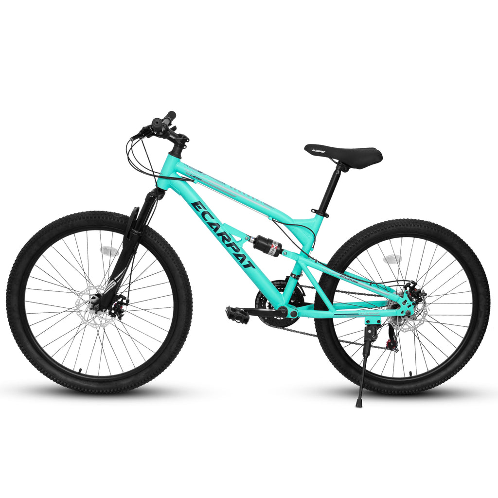 A26207 26-Inch Full-Suspension 21-Speed Mountain Bike, Unisex-lymiu