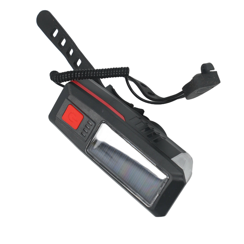 Solar Power Bike Light And Horn Rechargeable For Night Riding-lymiu