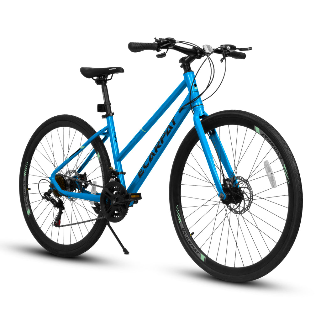 700C Road Bike – 21-Speed Commuter Bicycle with Disc Brakes, Aluminum Alloy Wheels-lymiu