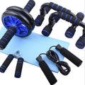 5-in-1 Home Sports & Fitness Equipment Set with Ab Roller & Push-Up Bars | Lymiu