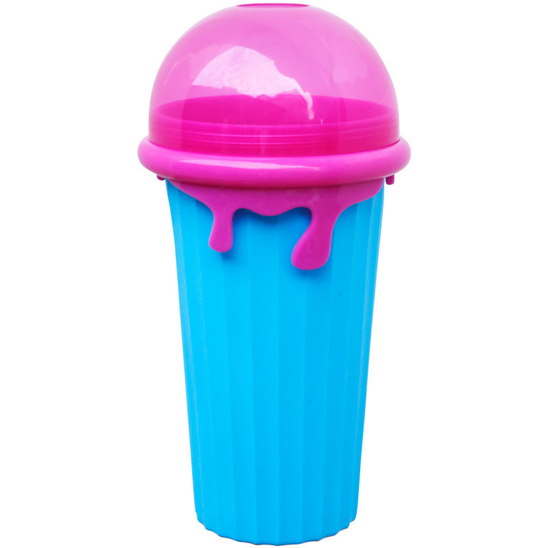 500ml Magic Slushy Maker Cup - Quick-Frozen Smoothie & Ice Cream Squeeze Bottle
