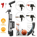 Portable Mini Bike Pump – Bicycle Tire Inflator with Mount Frame for Road & Mountain Bikes