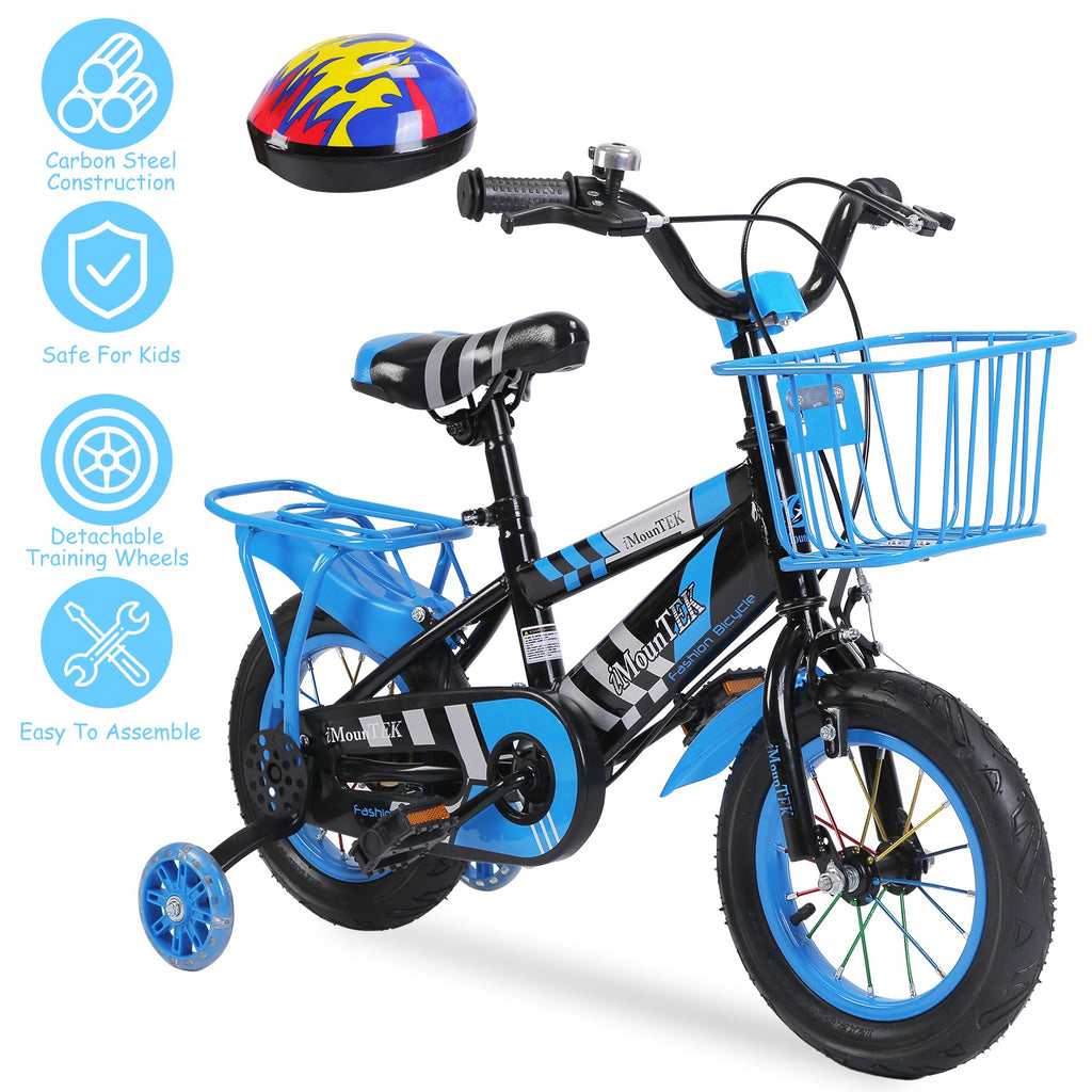 16-Inch Kids Bike for Ages 4-7 – Durable Bicycle with Training Wheels & Helmet-lymiu