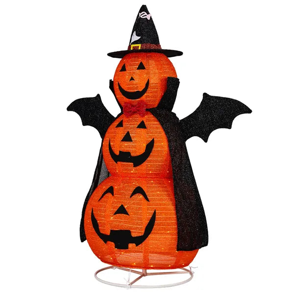 5ft Retractable Fabric Pumpkin Halloween Light Decor | LYMIU