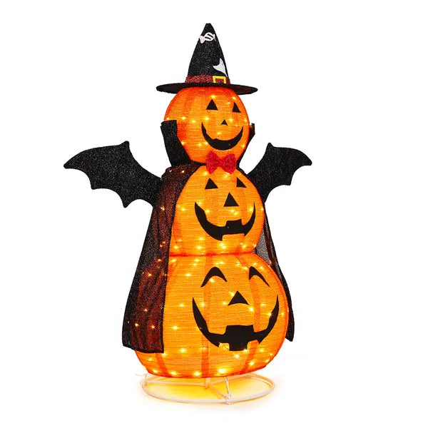 5ft Retractable Fabric Pumpkin Halloween Light Decor | LYMIU