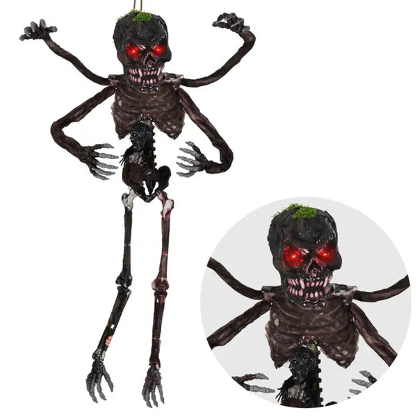 6ft Sound-Activated Halloween Skeleton Decoration | LYMIU