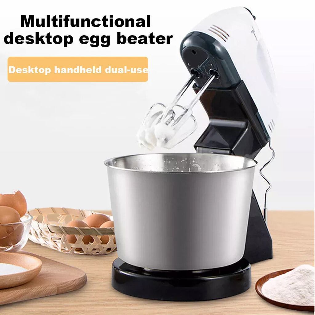 7-Speed Electric Stand Mixer & Food Blender - Compact Kitchen Dough & Cake Beater