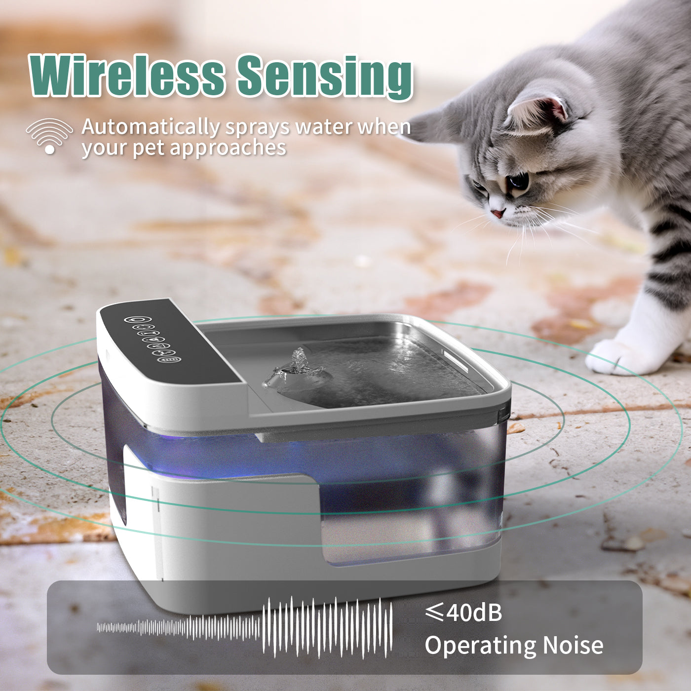 Automatic Pet Water Dispenser with Filtration System | Smart Cat & Dog Drinking Fountain-lymiu
