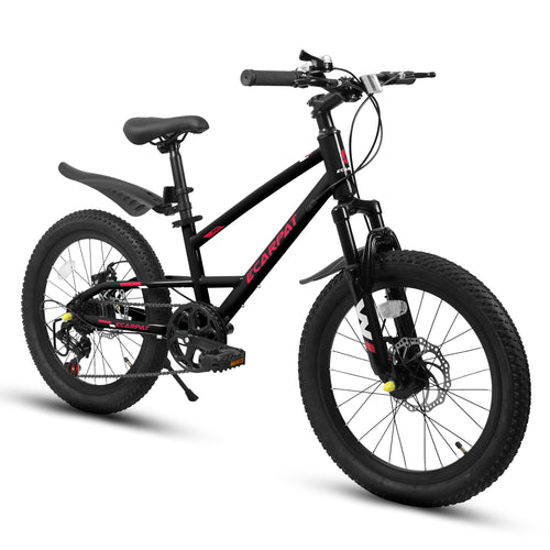 20-Inch Kids Mountain Bike – 7-Speed MTB for Ages 6-12-lymiu