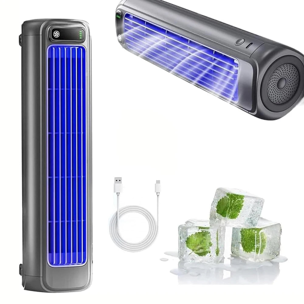 Mini Portable Bladeless Air Conditioner & USB Silent Desktop Air Cooler-lymiu
