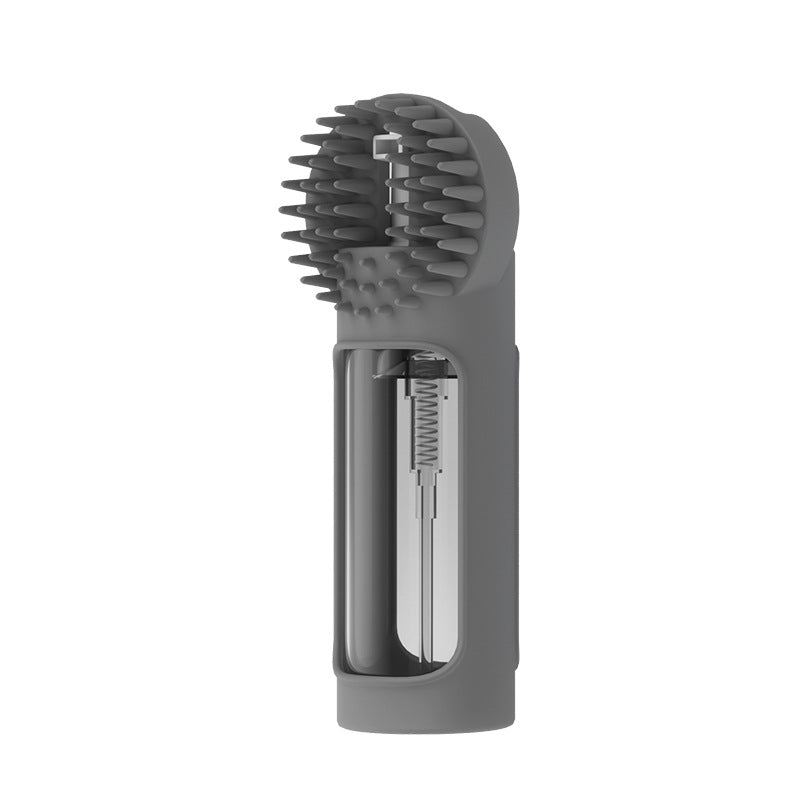 Multifunctional Silicone Pet Bath Brush & Foaming Dog & Cat Massage Grooming Tool-lymiu