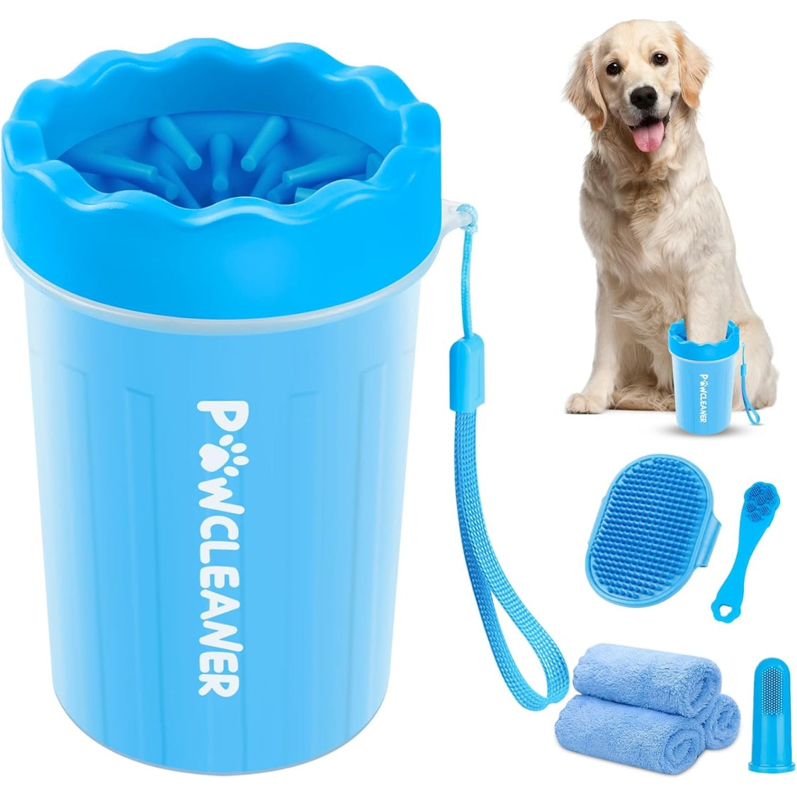 Professional 7-in-1 Dog Paw Cleaner Set - Portable Paw Washer & Grooming Kit-lymiu