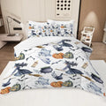 8 Pieces Halloween Witch Pattern Comforter Set Queen Size - LYMIU