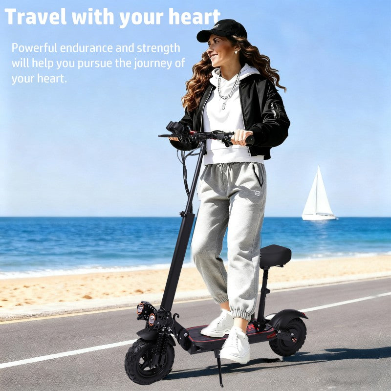 Anluosen D02 Pro E-Scooter: 1200W Dual-Suspension Off-Road Scooter, 55km/h- lymiu
