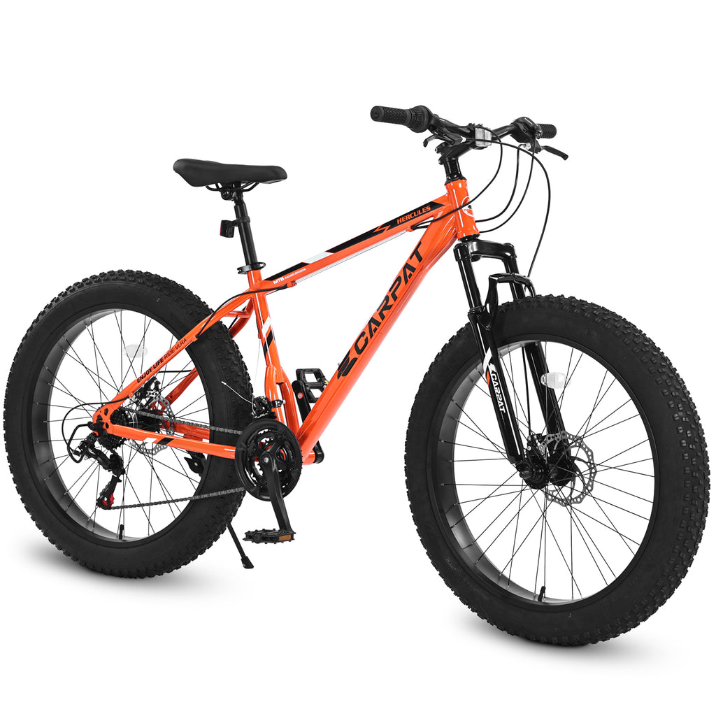 S26109 26-Inch 21-Speed Fat Tire Mountain Bike-lymiu