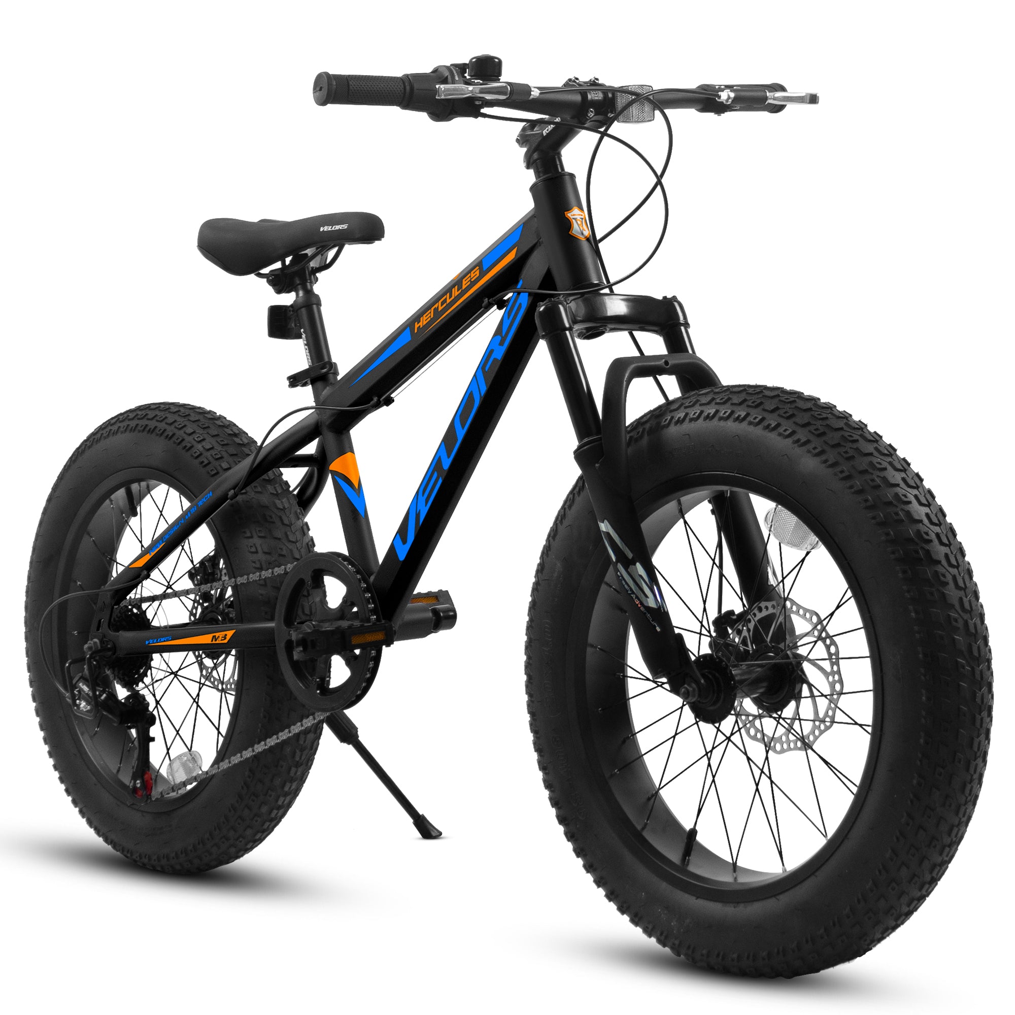 V20235 20-Inch 7-Speed Fat Tire Mountain Bike, Dual Disc Brake.lymiu