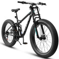A26309 26-Inch Full-Suspension Fat Tire Mountain Bike, 21-Speed, lymiu