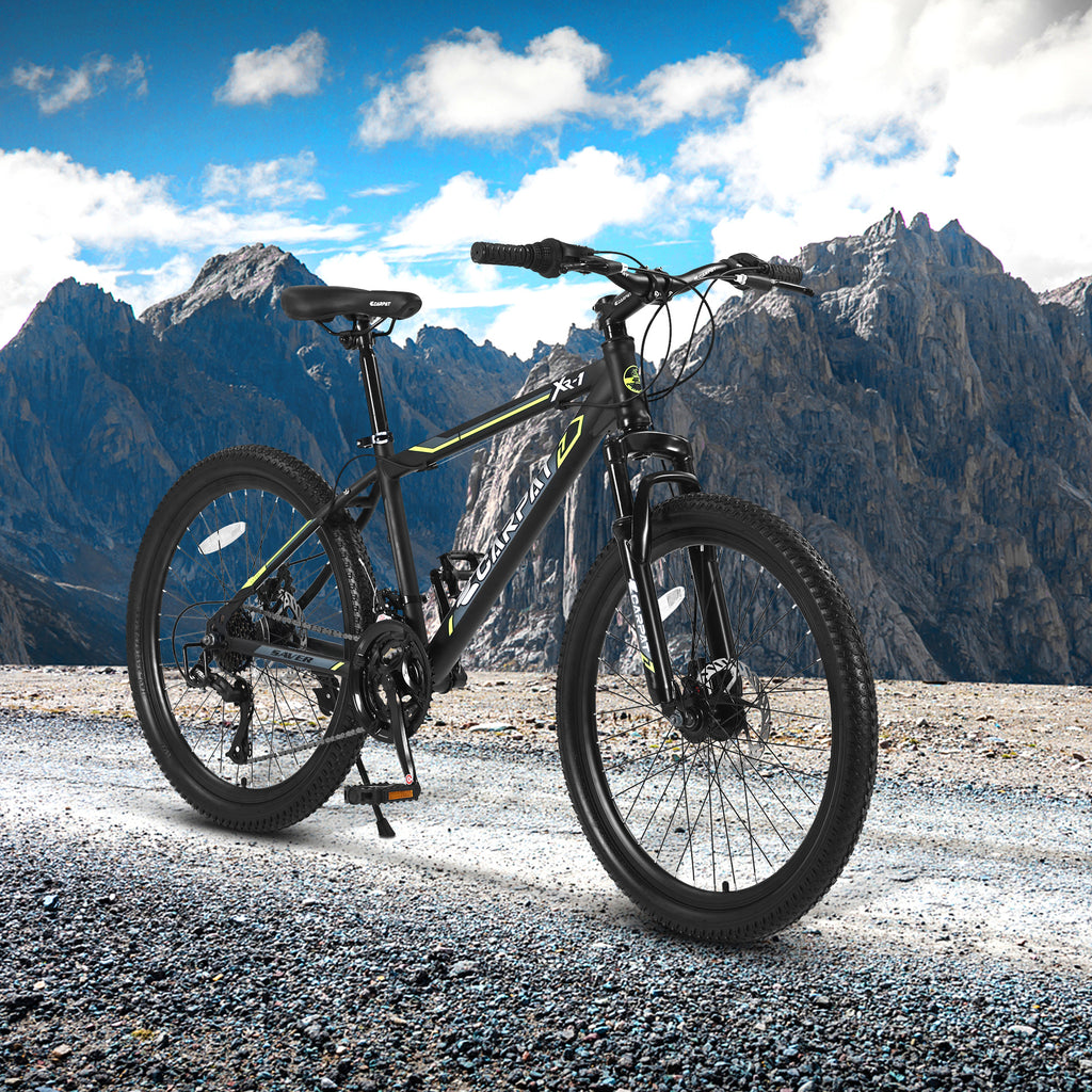 A26207 26-Inch Full-Suspension 21-Speed Mountain Bike, Unisex.lymiu