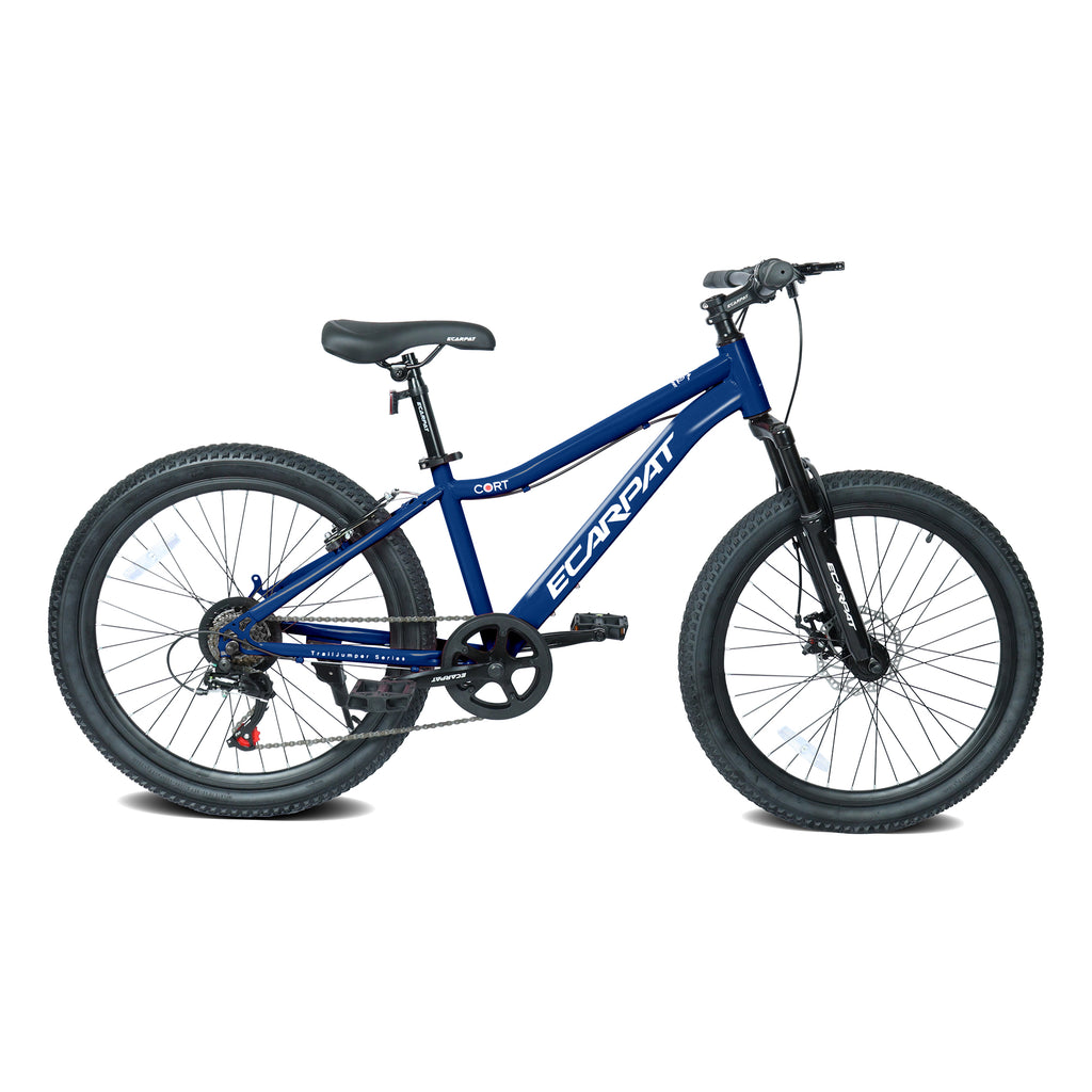 24-Inch 7-Speed Youth Mountain Bike, Front Suspension-lymiu