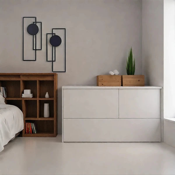 Abstract Line Iron Wall Art Set Modern Minimalist Black Decor - LYMIU