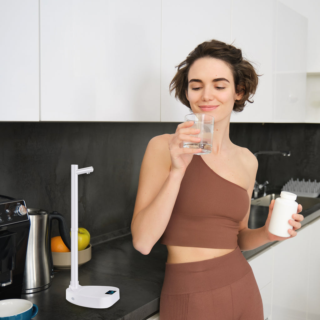 Automatic Desktop Water Dispenser with Extension Tube & Stand | Lymiu