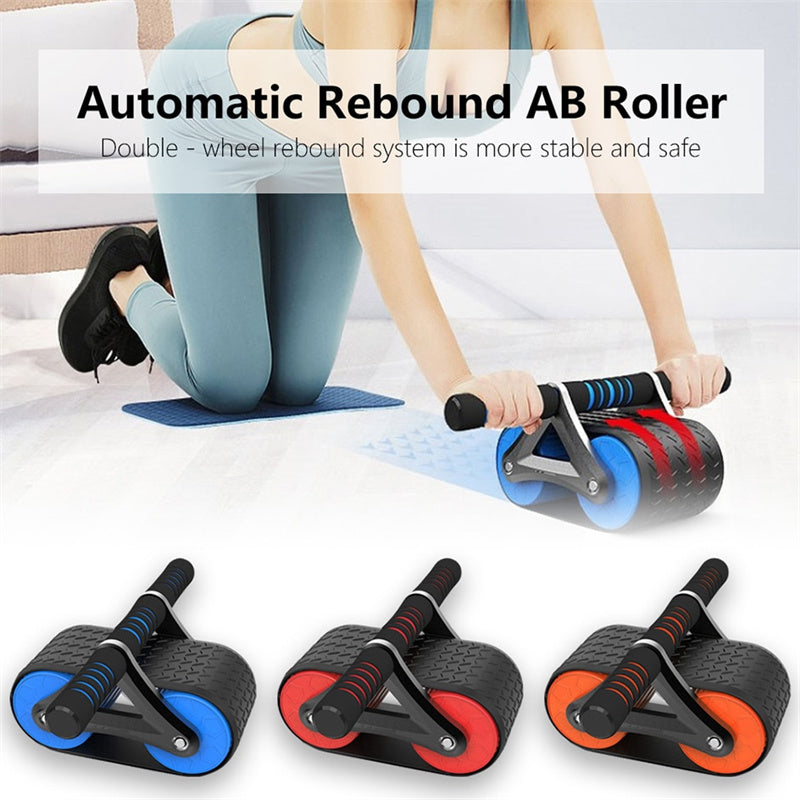 Automatic Rebound Double Wheel Ab Roller & Abdominal Exerciser for Home Gym | Lymiu