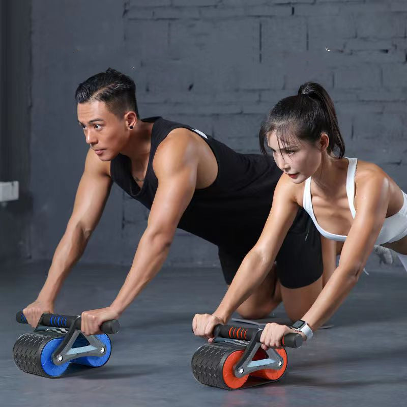 Automatic Rebound Double Wheel Ab Roller & Abdominal Exerciser for Home Gym | Lymiu
