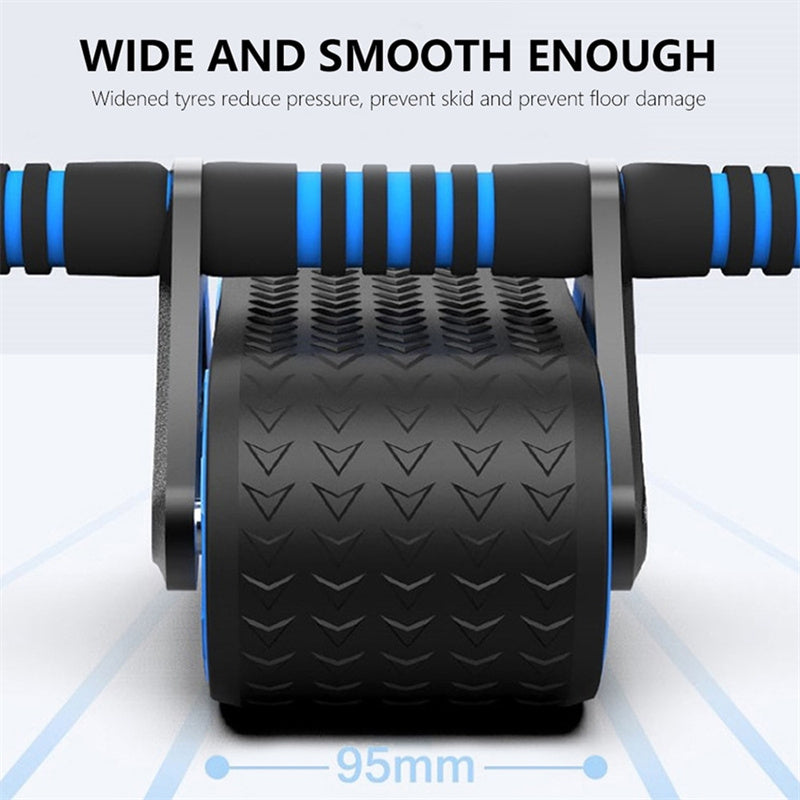 Automatic Rebound Double Wheel Ab Roller & Abdominal Exerciser for Home Gym | Lymiu