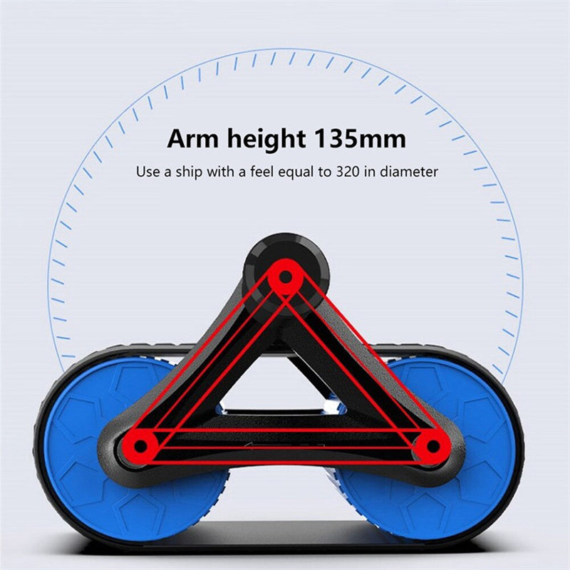 Automatic Rebound Double Wheel Ab Roller & Abdominal Exerciser for Home Gym | Lymiu