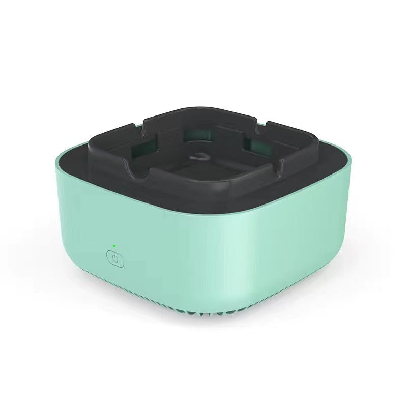 Automatic Smoke Purifying Ashtray - Portable Air Cleaner & Anion Odor Remover