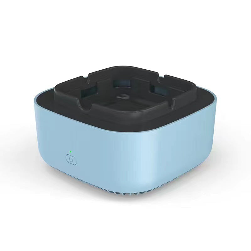 Automatic Smoke Purifying Ashtray - Portable Air Cleaner & Anion Odor Remover